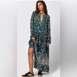 Free People See it Through Maxi Dress
